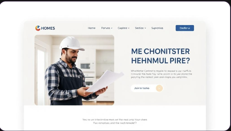 Home Remodeling / Contractor landing page example